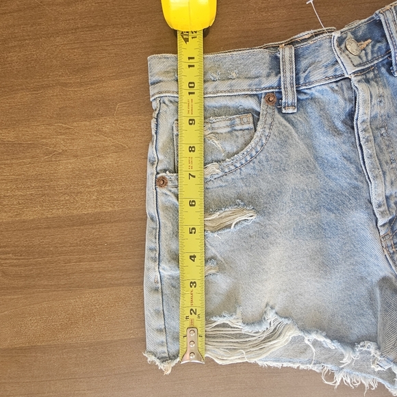 NWOT ZARA DENIM SHORTS SIZE 2 - Picture 12 of 13
